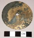 Perforated disc, bronze