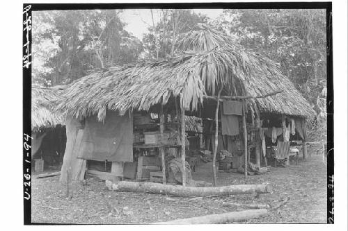 View of bodega and house from back