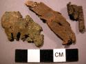Pieces of native copper