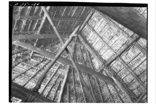 Roof framing from interior