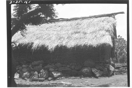 Low Eaves; Stone Platform