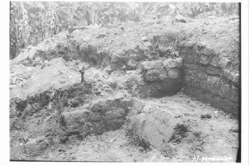 Excavation of Mound of Stela S