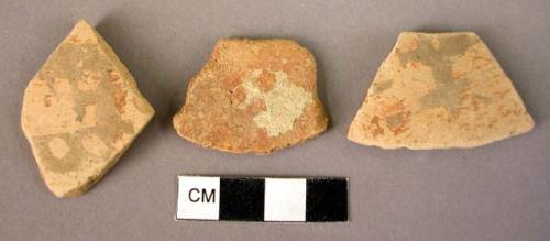 3 potsherds