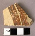 Potsherd - Mycenaean bands, brownish paint