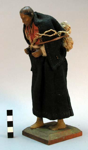 Wax figure of woman - native workmanship