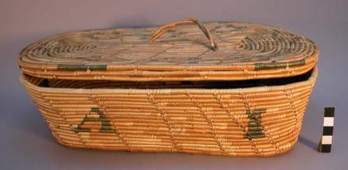 Basket with long (cover?)