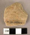 Potsherd - "red and black" ware; trace of black only remaining