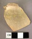 Plain pottery cylix rim fragment