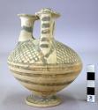 Pottery stirrup vase - sub-Mycenaean ware (local imitation of Mycenaean)