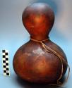 Large double bulbed gourd vessel. Kipali
