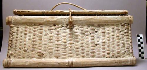 Basketwork in imitation of the white man's trunk.  Made commonly by the Kpelle