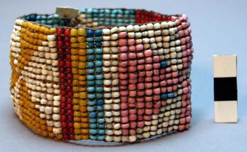 Pair of beaded wristlets