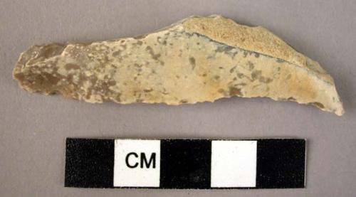 Flint backed blade of "Chatelperron" type