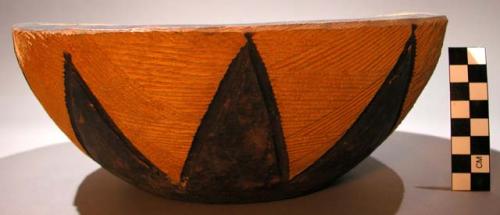 Wooden bowl, large