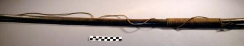 Bow, sinew string & grip, slightly curved