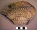 Corrugated potsherds