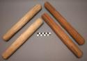 2 pairs of drumsticks of soft wood (tom, sing.; bitom, pl.)