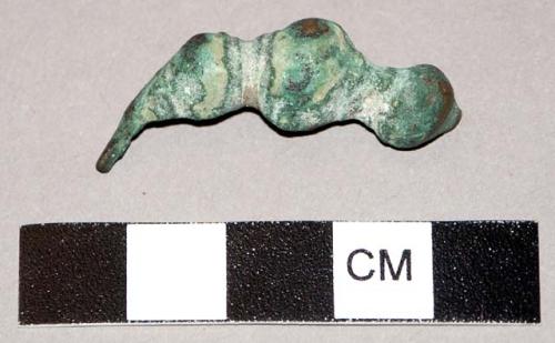 Fibula fragment, bronze