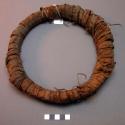 Fibre quoits from hoop and ring game(?)
