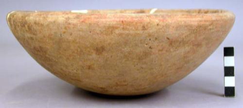 Broken bowl, red ware