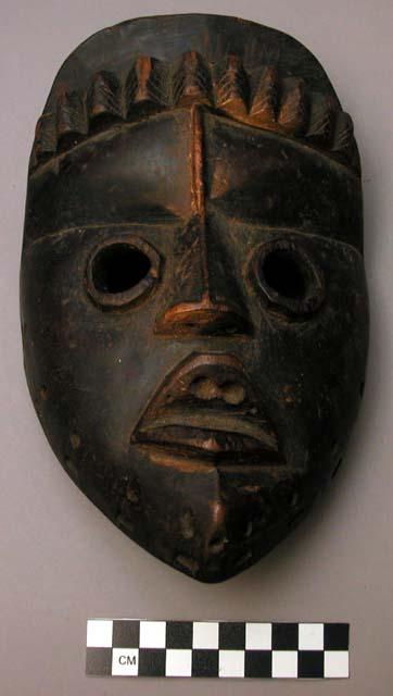 Wooden face mask.