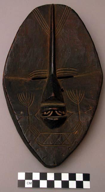 Wooden mask.