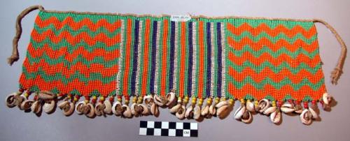 Beaded apron