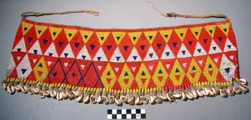 Beaded apron