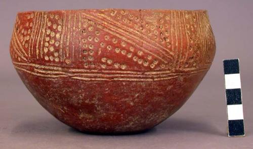 Bowl, incised decoration