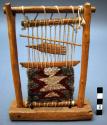 Model of Navajo loom (probably made for tourist trade)