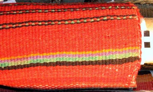 Rio Grande blanket with banded layout