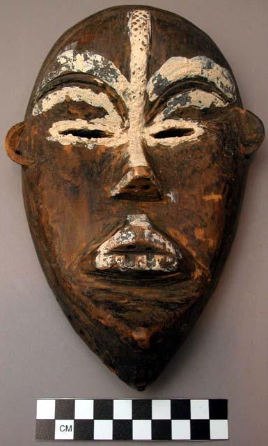 Wooden face mask.