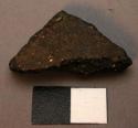 Ceramic sherd, grit temper, low fired