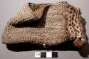 Widow's mourning "cap" of woven fibre (nwo lep)