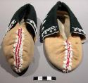 Pair of men's moccasins - leather