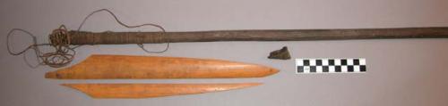 Lance - wooden handle and cane head (ukukufa)