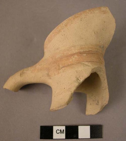 2 Sherds Hittite painted beak spouts