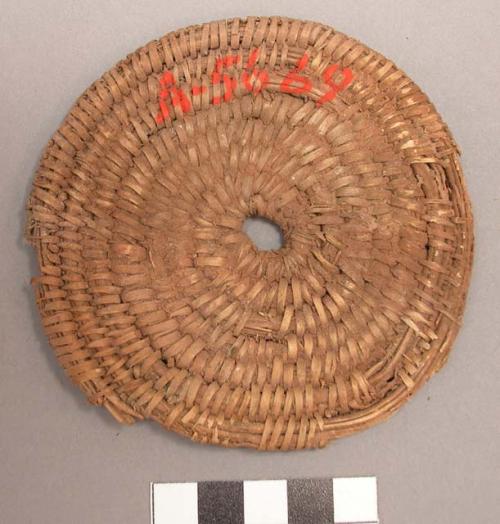 Fragment of coiled basket