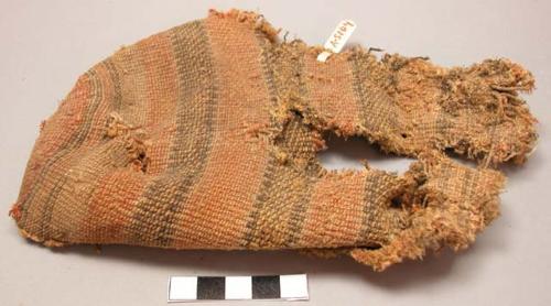 Fragment of twined bag