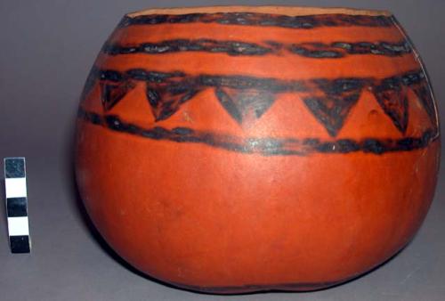 Large beer gourd, ornamented