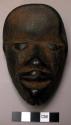 Small wooden mask - probably death mask of Zo's