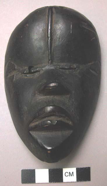 Wooden mask. Probably death mask of Zo's