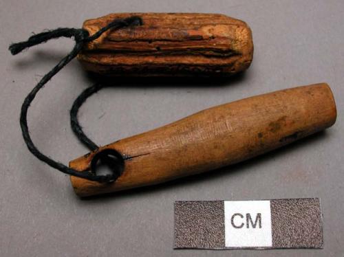 Wooden whistles for protection against "evil eye"