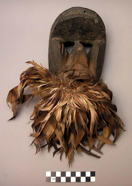 Wooden face mask.