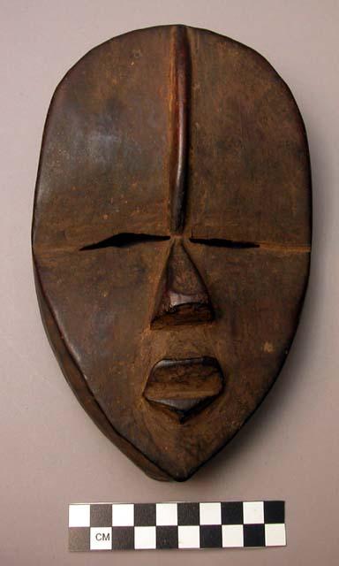 Wooden face mask.