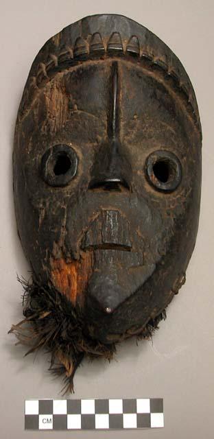 Wooden face mask.