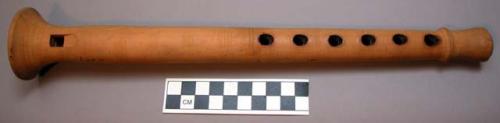 Turned wooden flutes