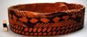Women's bark cloth waistband with painted designs; Chikole
