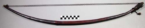 Bow of karangba wood and buffalo sinew