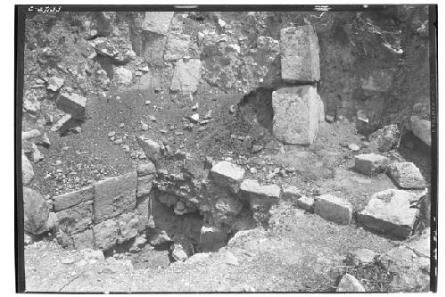 Ancient stairway at the Temple of Wall Panels